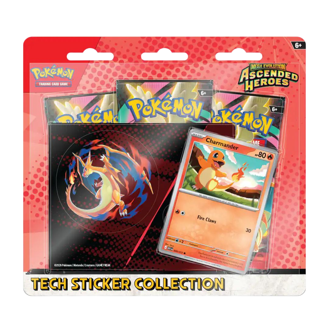 Ascended Heroes: Charmander Tech Sticker Collection