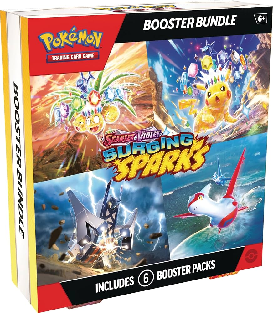 Surging Sparks Booster Bundle Pokémon Center Version