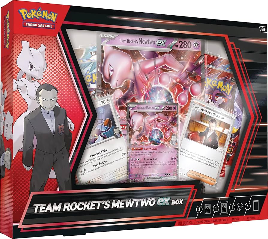 Team Rocket's Mewtwo EX Box