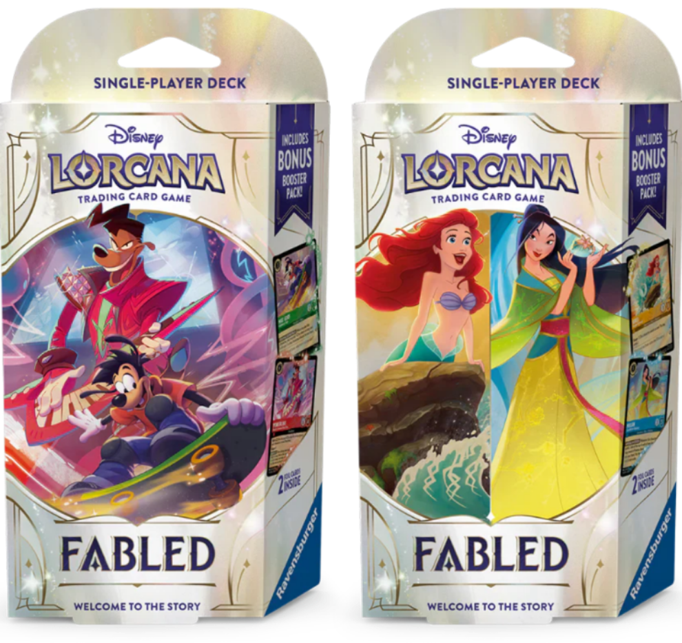 [PRÉ-VENDA] Lorcana 9 Fable Deck Pair