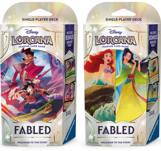 [PRÉ-VENDA] Lorcana 9 Fable Deck Pair