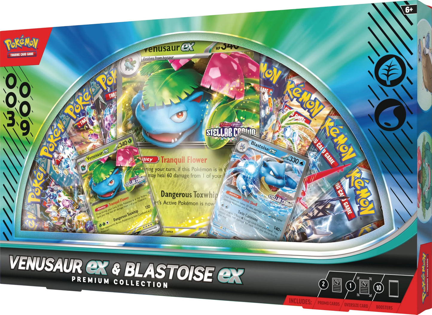 VENUSAUR EX & BLASTOISE EX PREMIUM COLLECTION