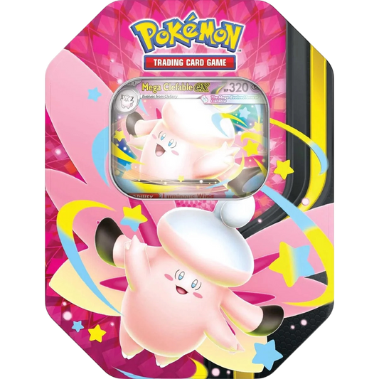 Mega Moonlit Tins: Mega Clefable ex Tin
