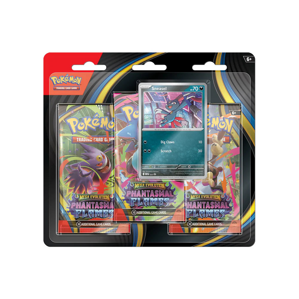 Phantasmal Flames: Sneasel 3-Pack Blister