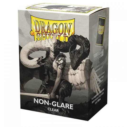 100 Dragon Shield Sleeves - Matte Clear (Non-Glare) (Version 2)