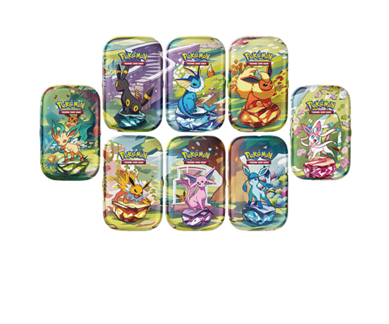 Prismatic Evolutions Mini Tin