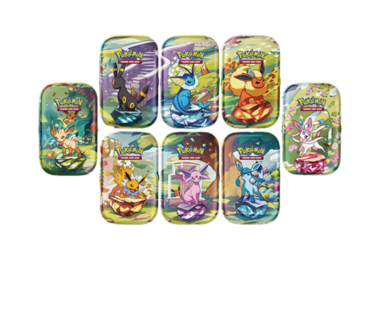Prismatic Evolutions Mini Tin