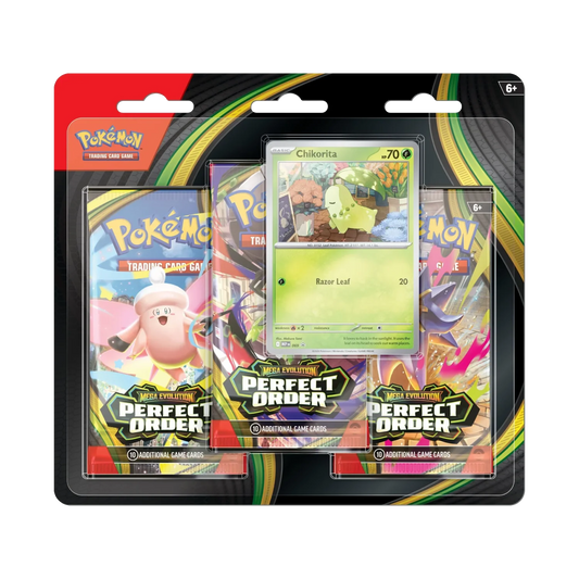 Perfect Order: Chikorita 3-Pack Blister