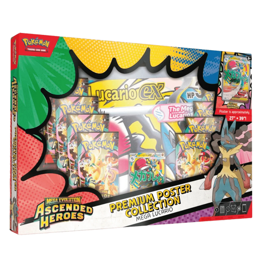 Ascended Heroes: Mega Lucario Premium Poster Collection